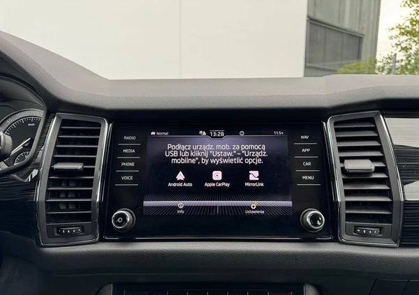 Skoda Kodiaq cena 129900 przebieg: 53146, rok produkcji 2020 z Brwinów małe 232